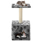 Vidaxl Cat Scratch Post avec Sisal Scratch Post 55 cm Pootprints Gray