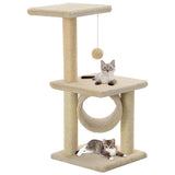 Vidaxl Cat Scratch Post avec Sisal Scratch Posts 65 cm beige - afbeelding 1
