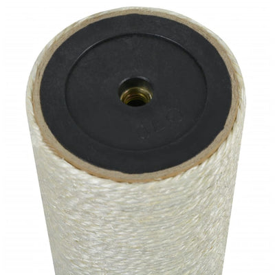 Vidaxl chat grattant post 8x20 cm 10 mm beige