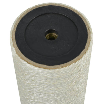 Vidaxl chat grattant post 8x45 cm 10 mm beige