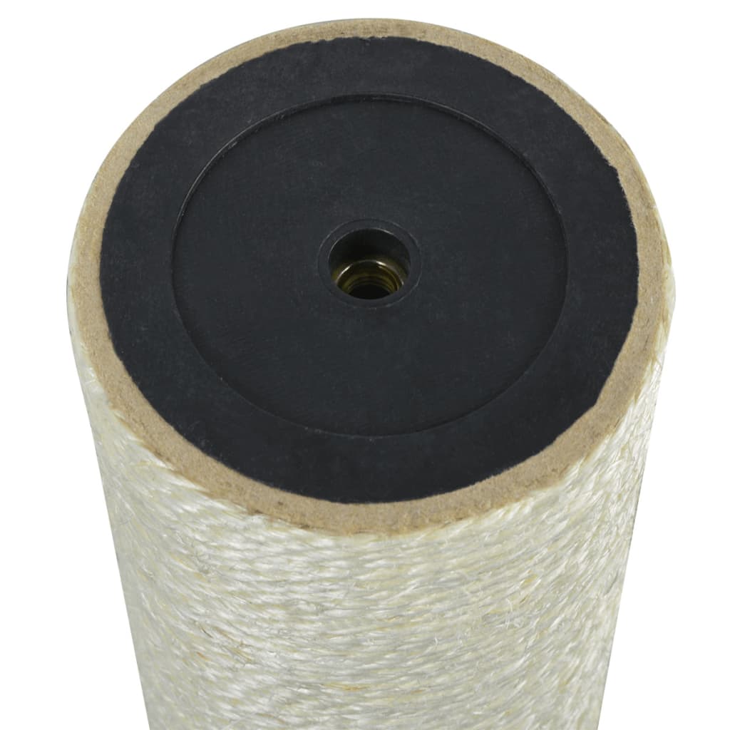 Vidaxl chat grattant post 8x20 cm 8 mm beige