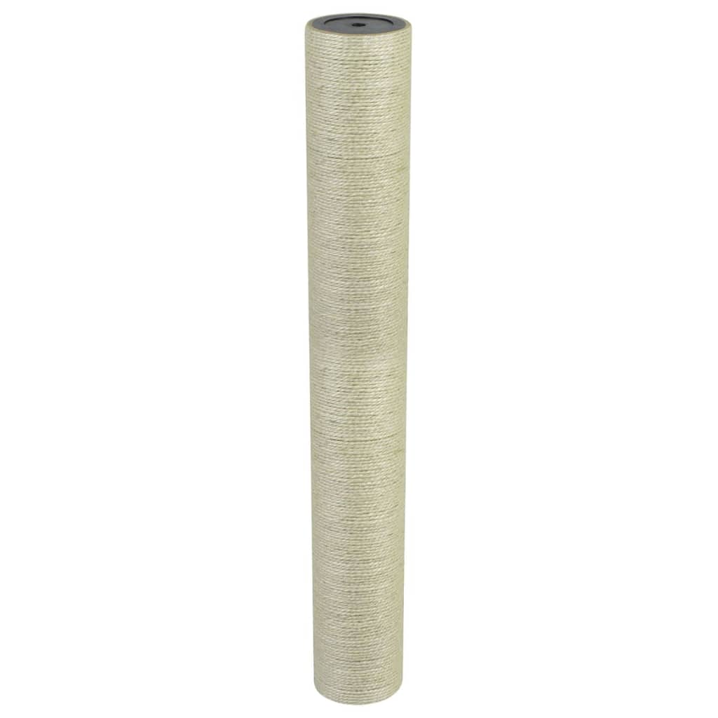Vidaxl chat grattant post 8x60 cm 8 mm beige