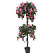 Vidaxl Plant artificiel avec pot Rododendron 155 cm vert et rose