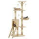 Vidaxl Cat Scratch Post avec Sisal Scratch Posts 138 cm beige