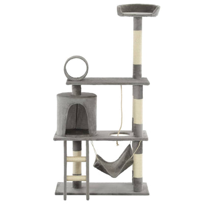 Vidaxl Cat Stracing Post avec sisal Scratch Posts 140 cm Gray
