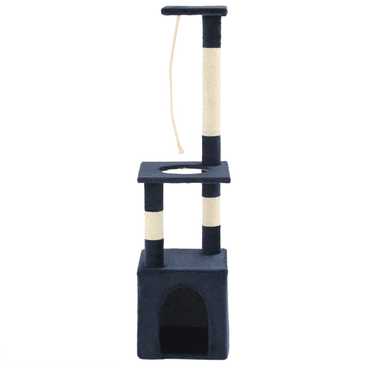 Vidaxl Cat Stracing Post avec sisal Scratch Posts 109 cm bleu foncé