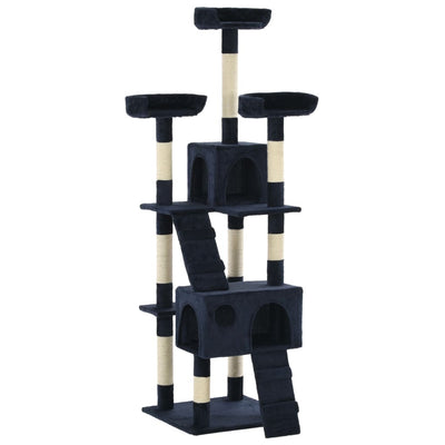 Vidaxl Cat Stracing Post avec sisal Scratch Posts 170 cm bleu