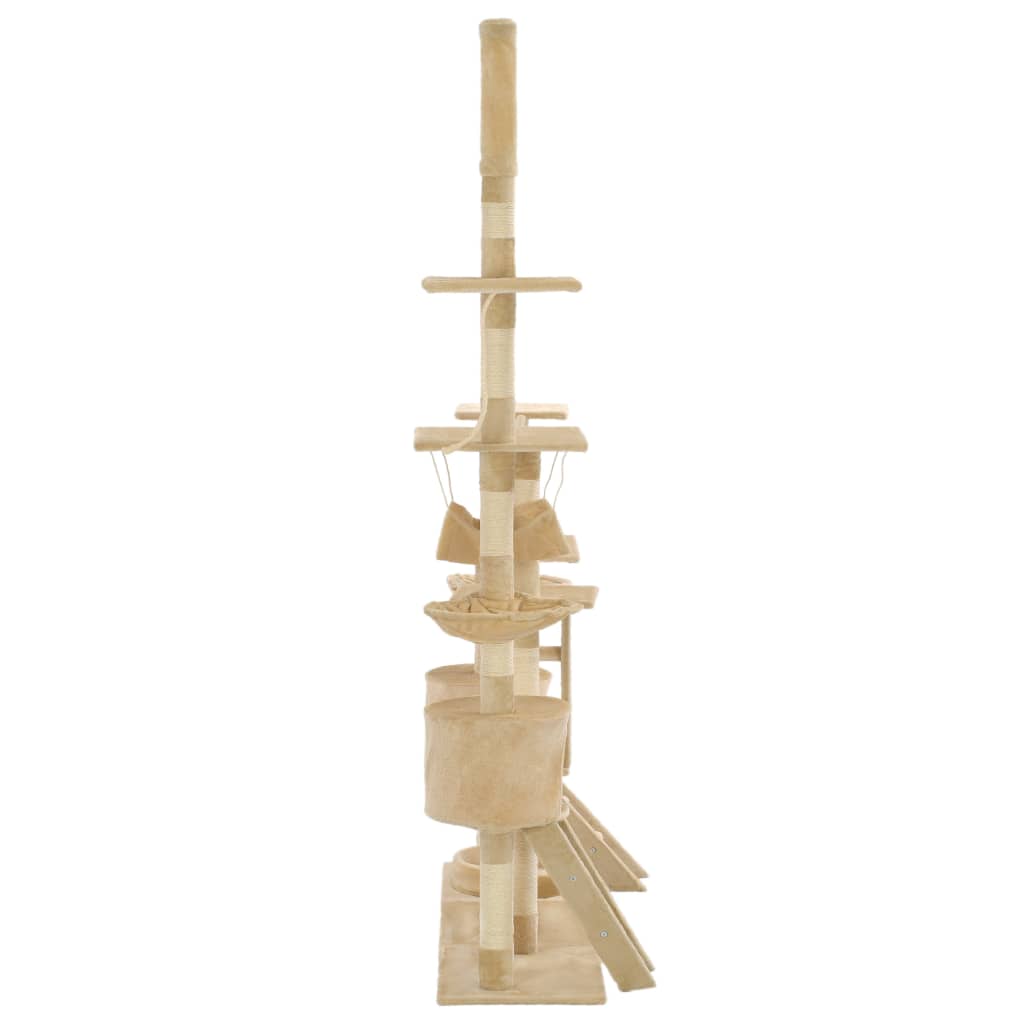 Vidaxl Cat Scratch Post avec Sisal Scratch Posts 230-250 cm beige