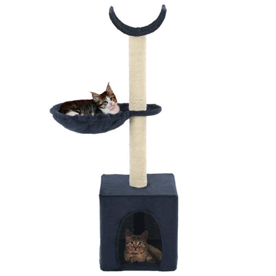 Vidaxl Cat Stracing Post avec sisal Scratch Posts 105 cm bleu