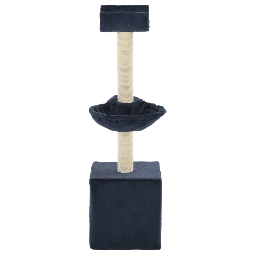 Vidaxl Cat Stracing Post avec sisal Scratch Posts 105 cm bleu