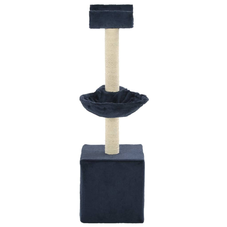 Vidaxl Cat Stracing Post avec sisal Scratch Posts 105 cm bleu