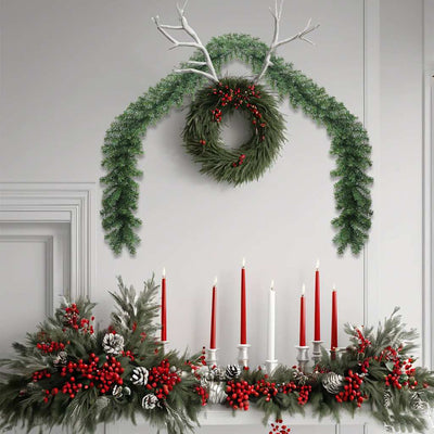 Vidaxl Christmas Garland 20 M PVC