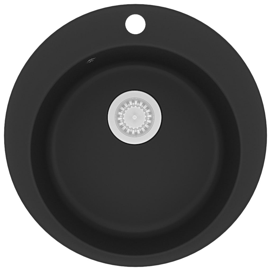 Vidaxl couler autour de quelques bols de granit noir