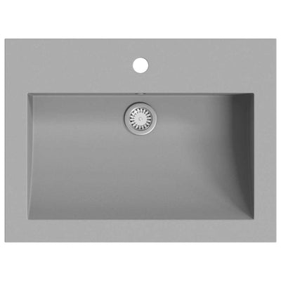 Vidaxl Washbasin 600x450x120 mm gris de granit