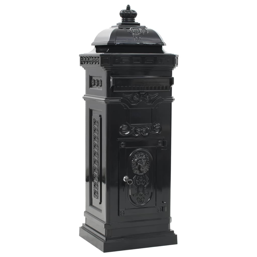 Vidaxl Pilaar Boîte aux lettres Vintage Style Rust - Aluminium résistant