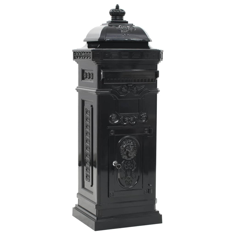 Vidaxl Pilaar Boîte aux lettres Vintage Style Rust - Aluminium résistant