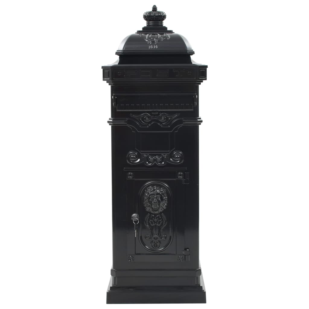 Vidaxl Pilaar Boîte aux lettres Vintage Style Rust - Aluminium résistant