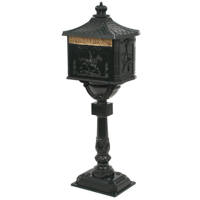 Vidaxl Standing Letter Box Vintage Style Rust - Aluminium résistant