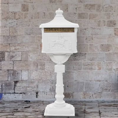 Vidaxl Standing Letter Box Vintage Style Rust - Aluminium résistant