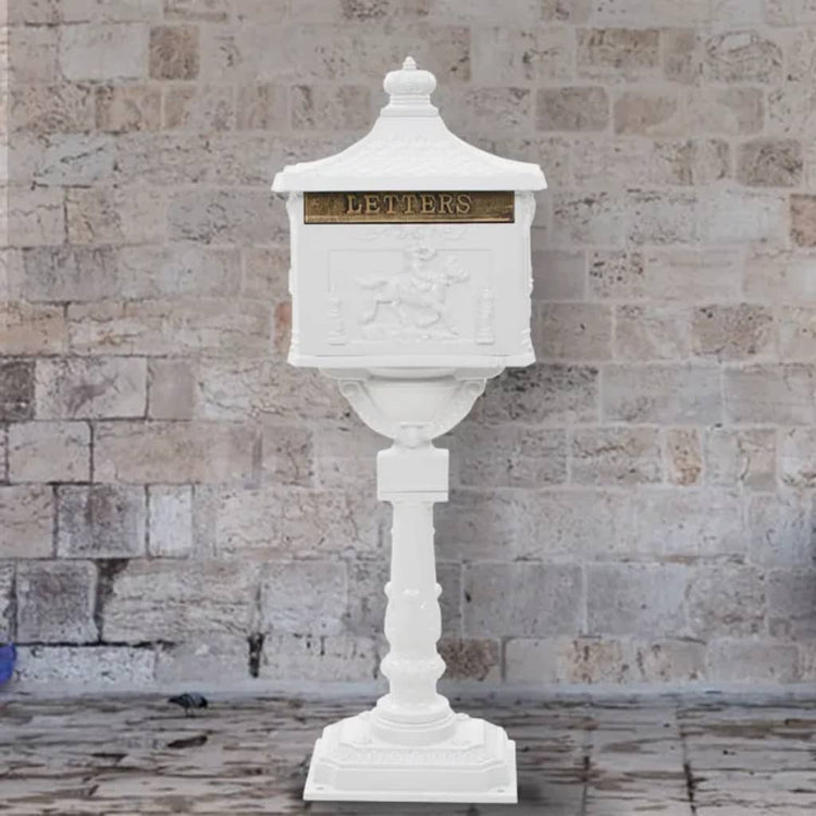 Vidaxl Standing Letter Box Vintage Style Rust - Aluminium résistant