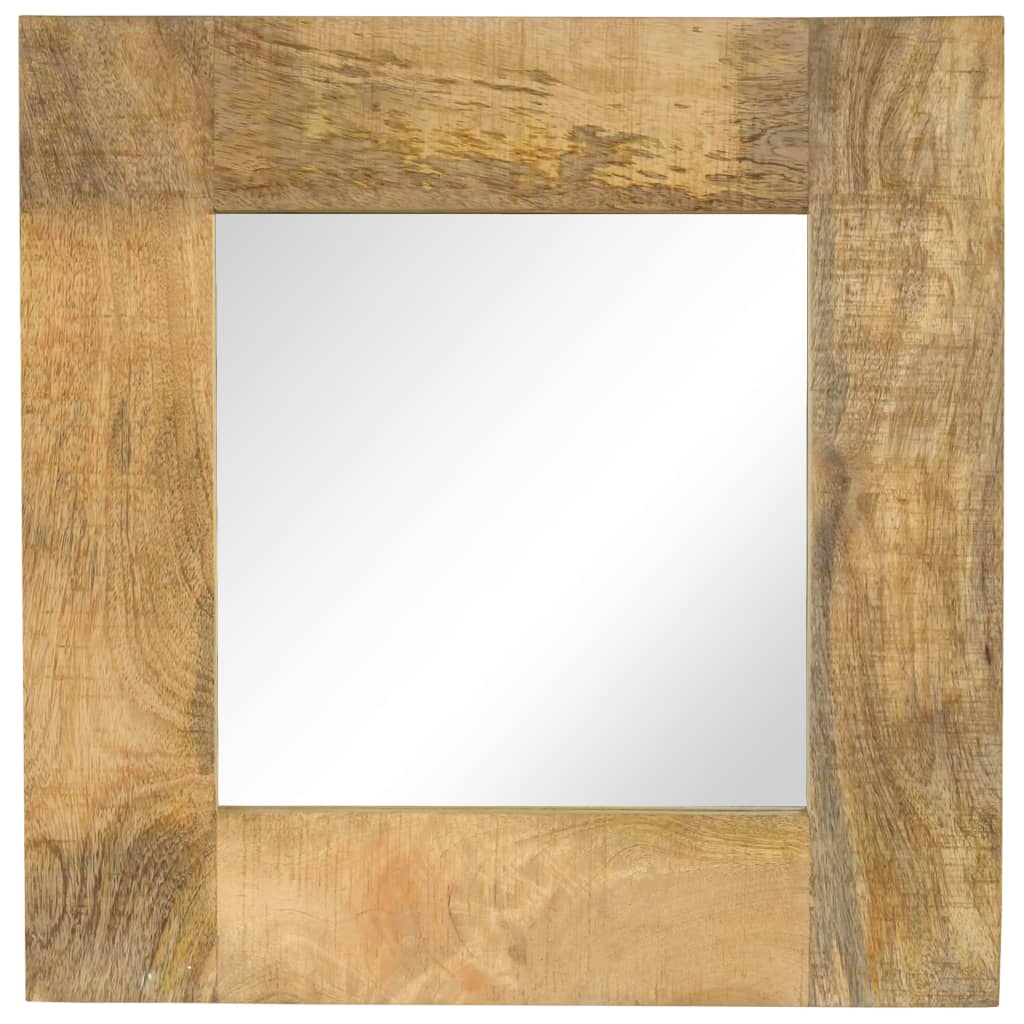 Vidaxl Mirror 50x50 cm en bois de mangue solide
