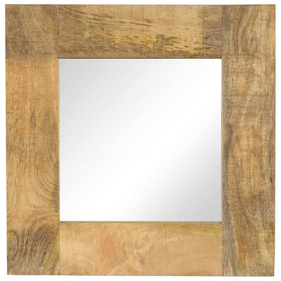 Vidaxl Mirror 50x50 cm en bois de mangue solide
