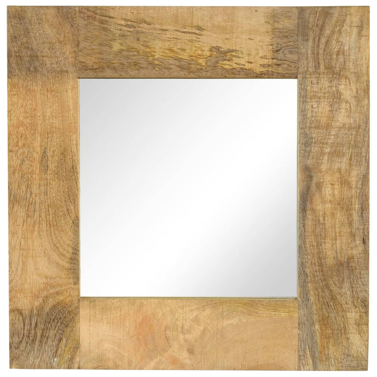 Vidaxl Mirror 50x50 cm en bois de mangue solide