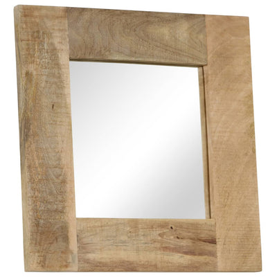 Vidaxl Mirror 50x50 cm en bois de mangue solide