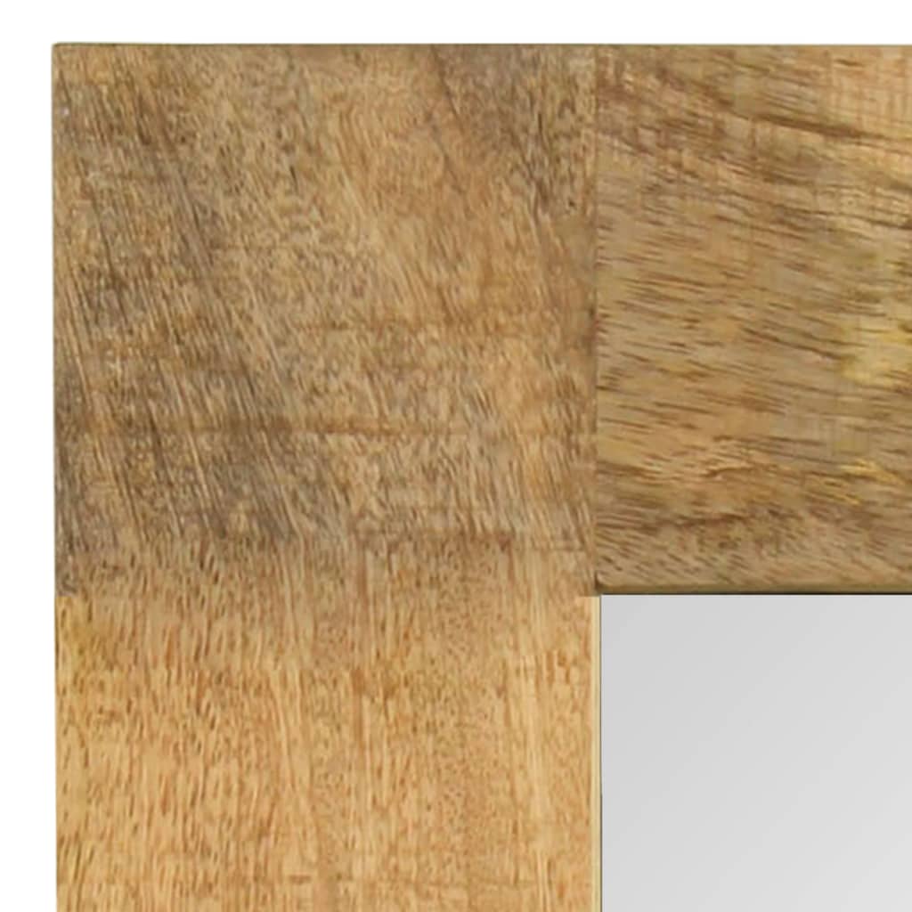 Vidaxl Mirror 50x50 cm en bois de mangue solide