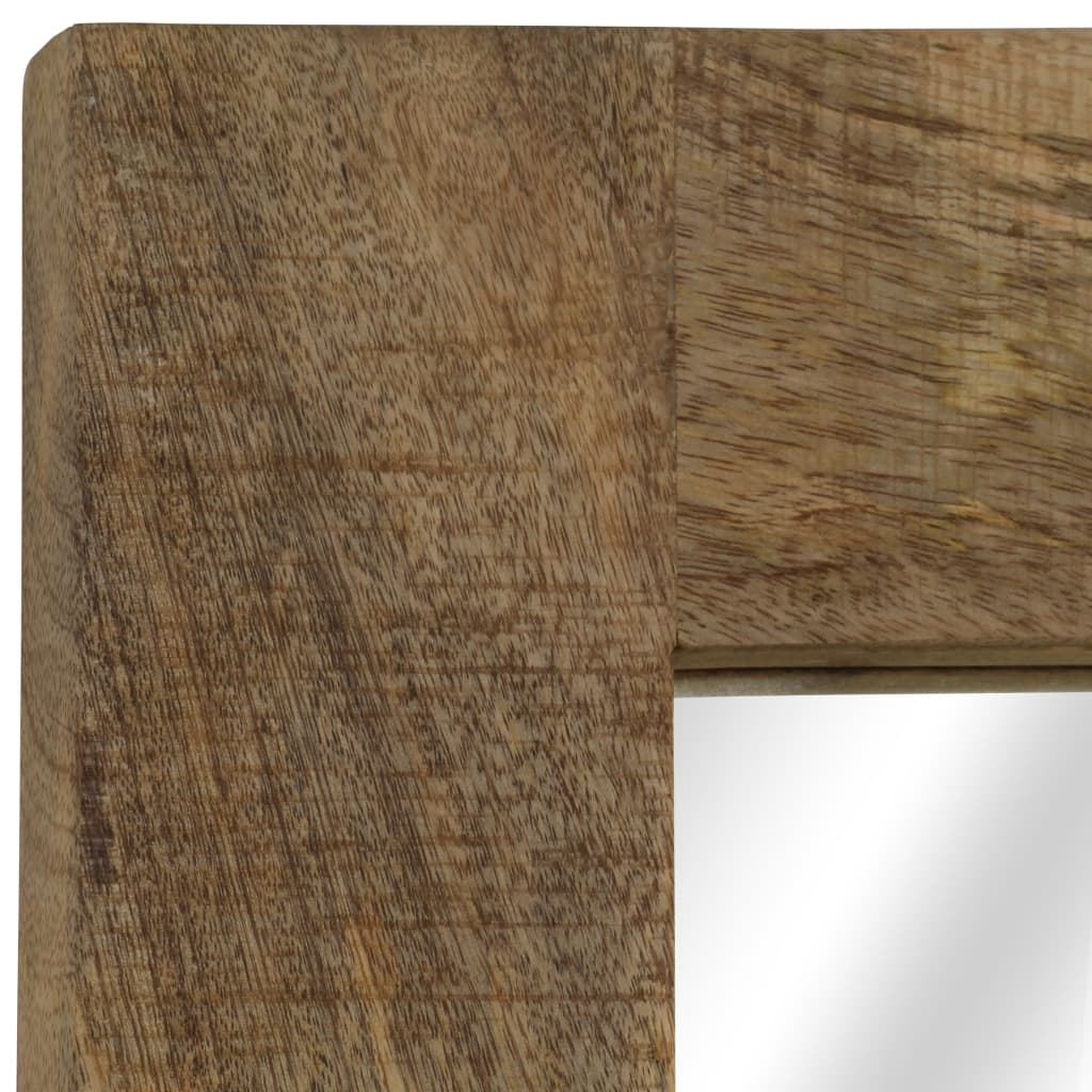 Miroir Vidaxl 50x80 cm Bois de mangue solide