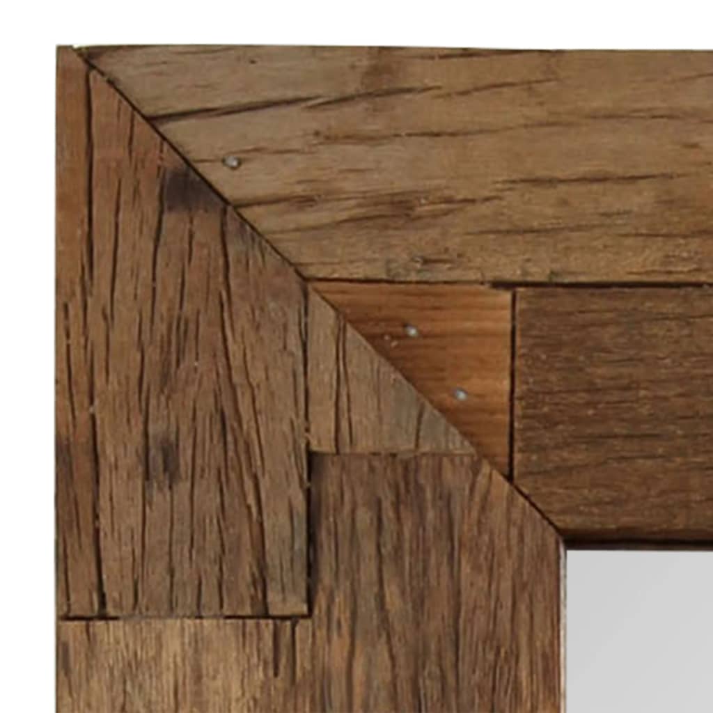 Miroir Vidaxl 50x80 cm Bois recyclé solide