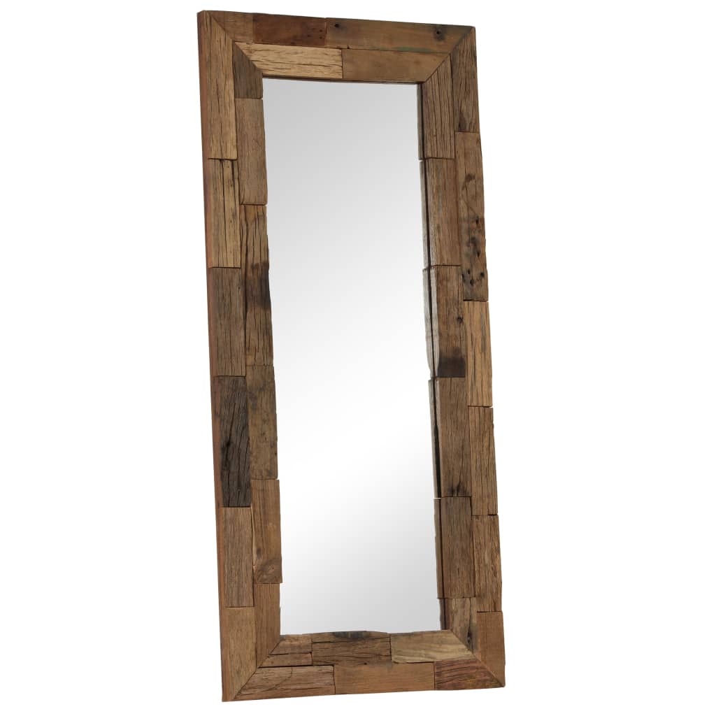Miroir Vidaxl 50x110 cm Bois recyclé solide