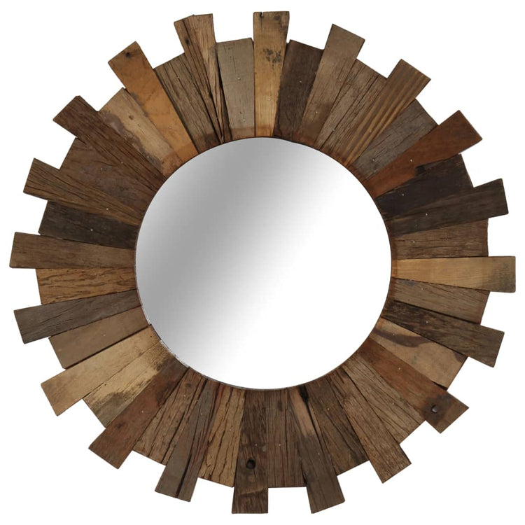 Miroir mural Vidaxl 50 cm Bois recyclé solide