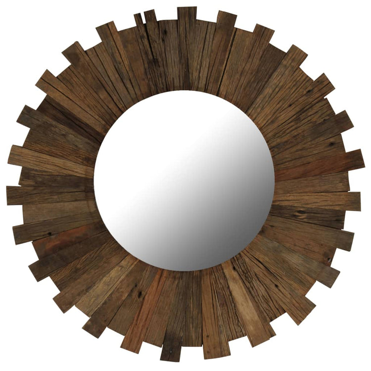 Miroir mural Vidaxl 70 cm Bois recyclé solide