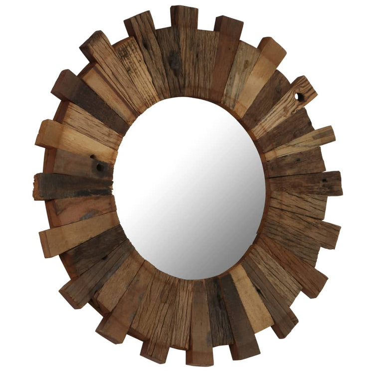Miroir mural Vidaxl 70 cm Bois recyclé solide