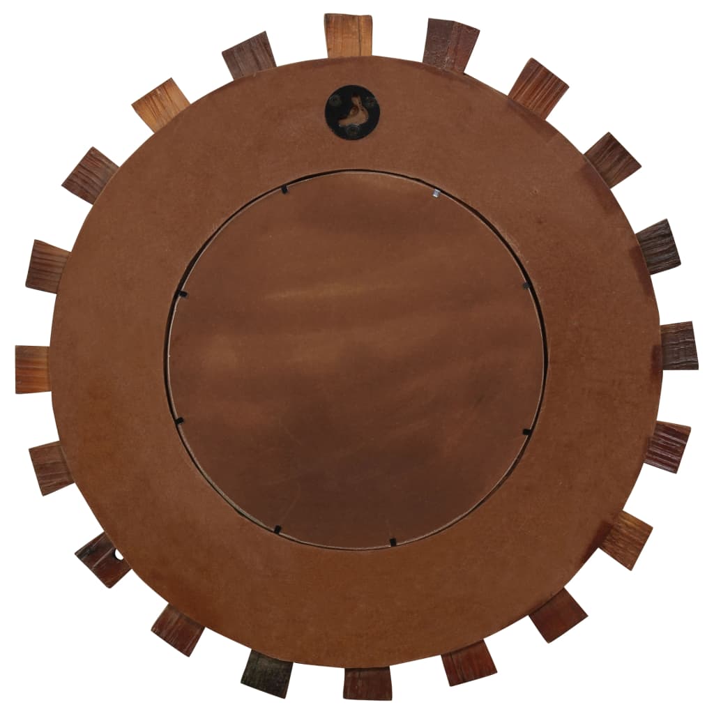 Miroir mural Vidaxl 70 cm Bois recyclé solide