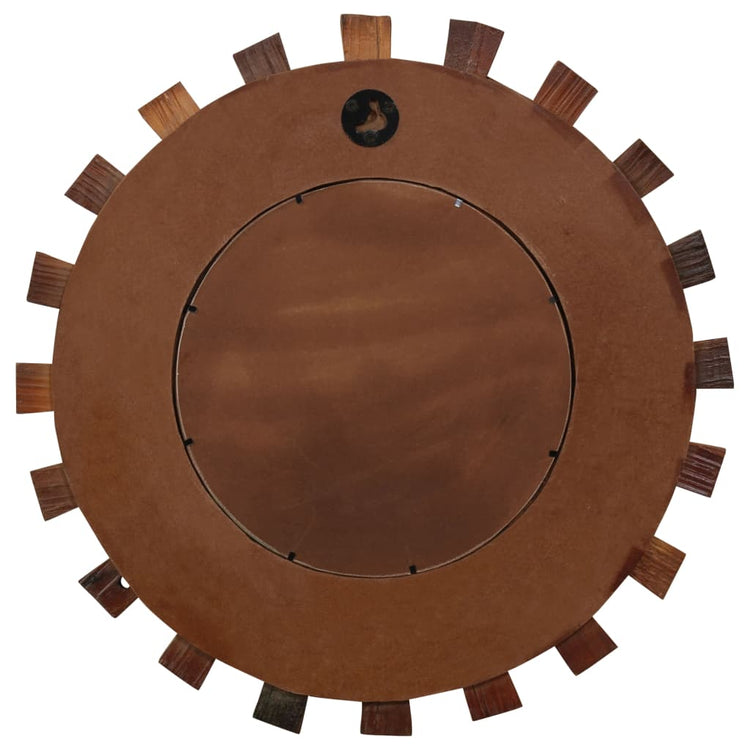 Miroir mural Vidaxl 70 cm Bois recyclé solide