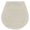 Vidaxl Bathmatting Set Tissu blanc 3 pièces