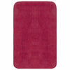 Vidaxl Bathmatting Set Fabric Fuchsia 3 pièces