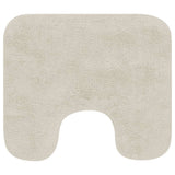 Vidaxl Bathmatting Set Fabric blanc 2 parties - afbeelding 3