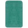 Vidaxl Bathmatting Set Fabric Turquoise 2 pièces