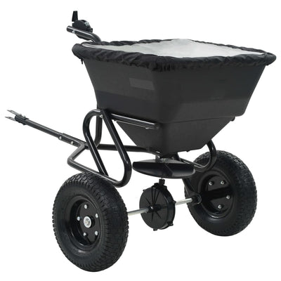 Vidaxx épandeur modèle de remorquage 45 l 125x74x79 cm PVC et acier