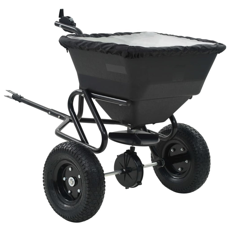 Vidaxx épandeur modèle de remorquage 45 l 125x74x79 cm PVC et acier