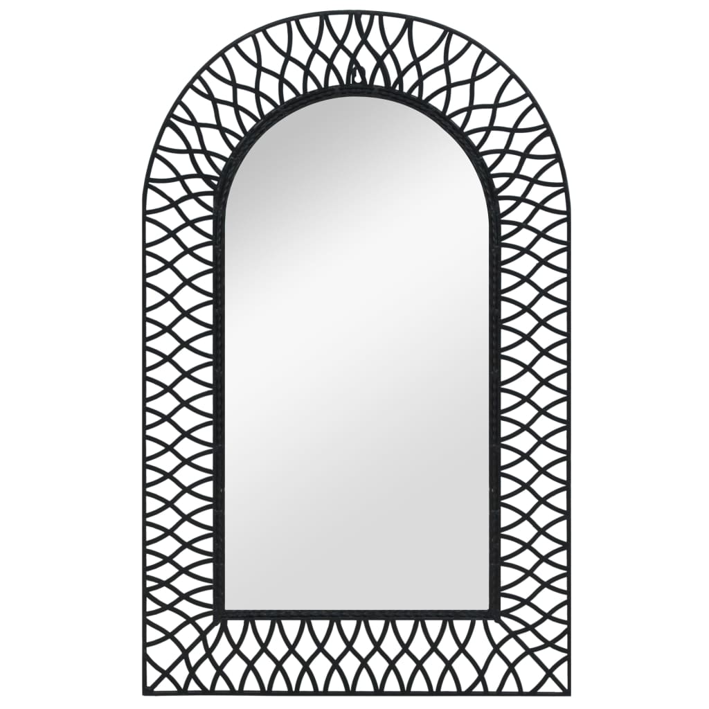 Miroir mural vidaxl plié 50x80 cm noir
