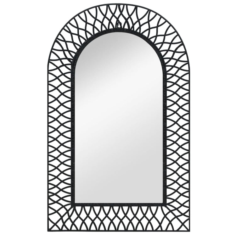 Miroir mural vidaxl plié 50x80 cm noir