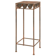 Vidaxl Plant Stand Set Vintage Style Metal Rust Color 3 pièces - afbeelding 3