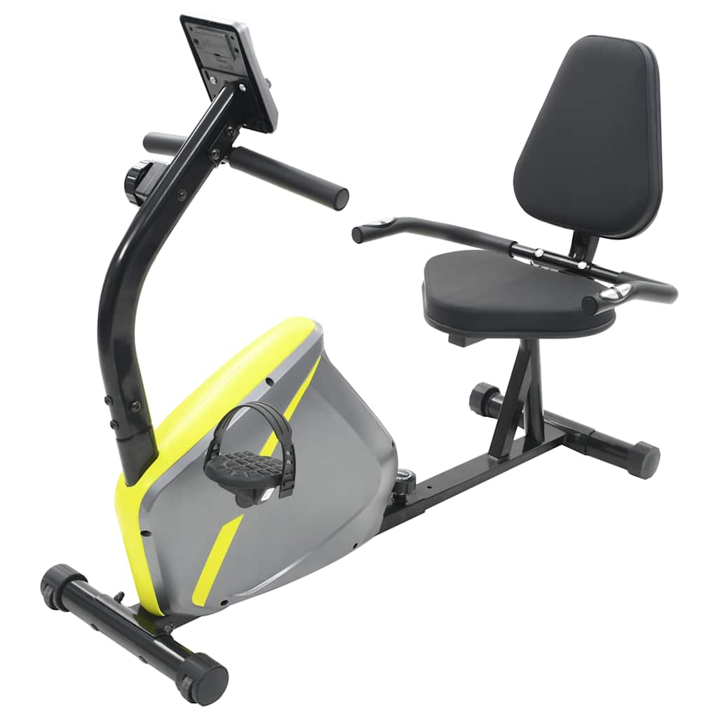 Vidaxl Lie Bike Exercice Bike magnétique avec un moniteur de fréquence cardiaque