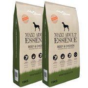 Vidaxl Premium Dog Aliments Maxi Adulte Essence Beef Chicken 30 kg 2 PCS - afbeelding 1