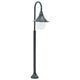 Vidaxl jardin d'éclairage pâle E27 120 cm en aluminium vert foncé