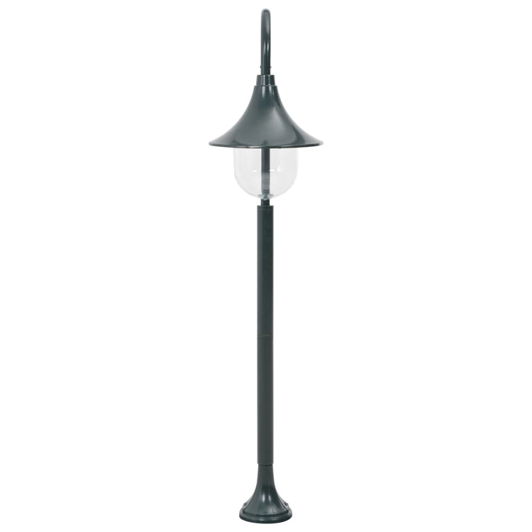 Vidaxl jardin d'éclairage pâle E27 120 cm en aluminium vert foncé